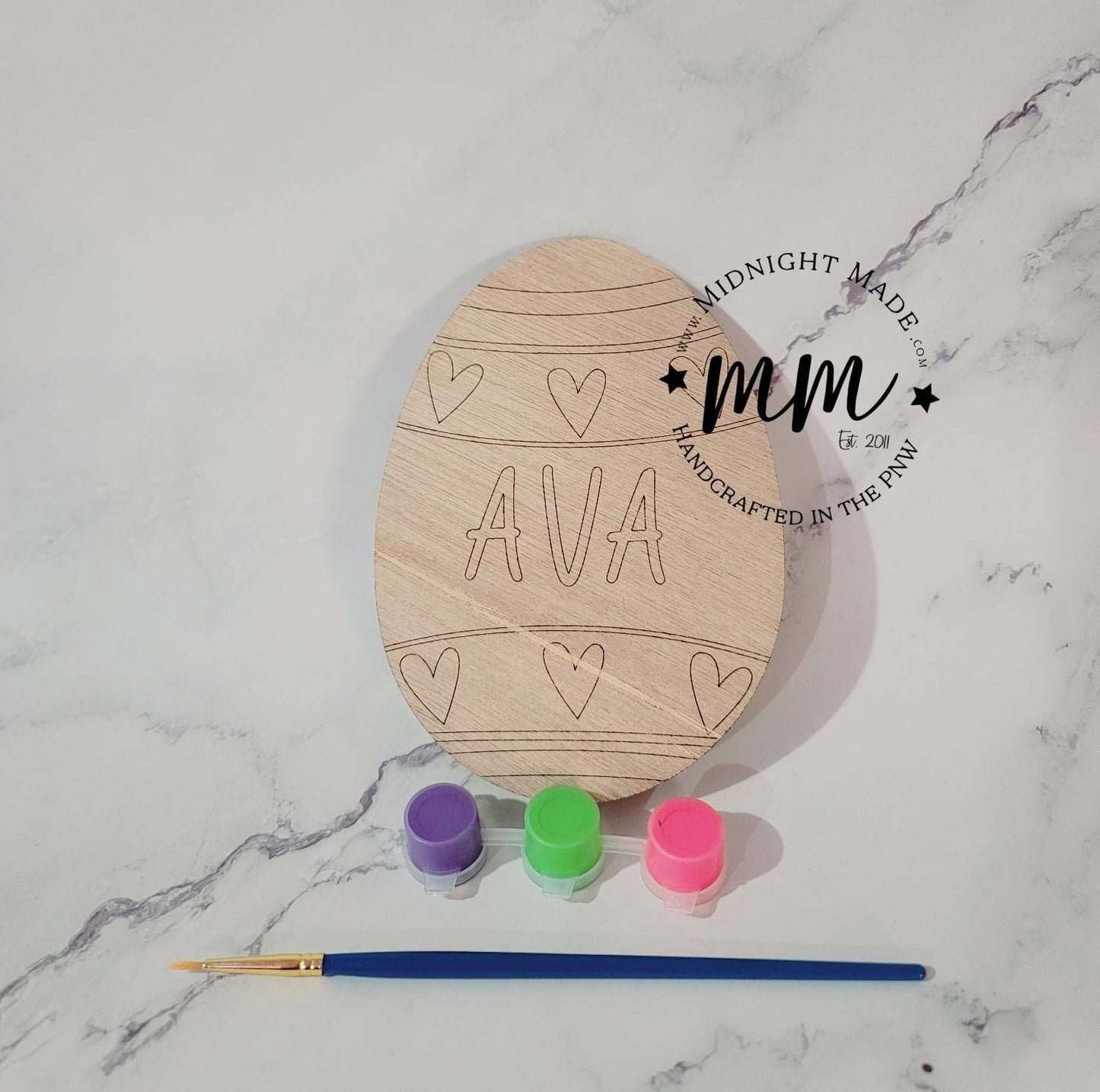 Paint Kit Kids Craft Personalized Easter Egg Easter Gift Basket Idea